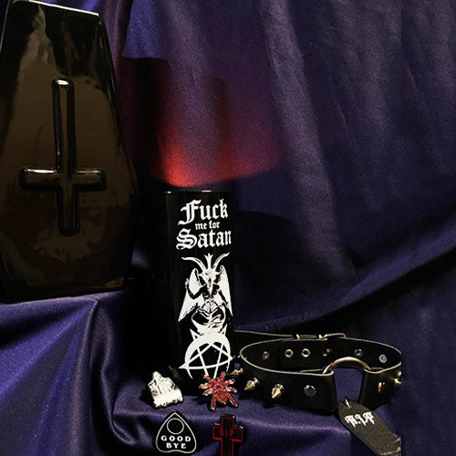 Coffin Black Ceramic Vase