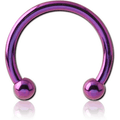Circular Barbell Ball Ends Assorted Colours