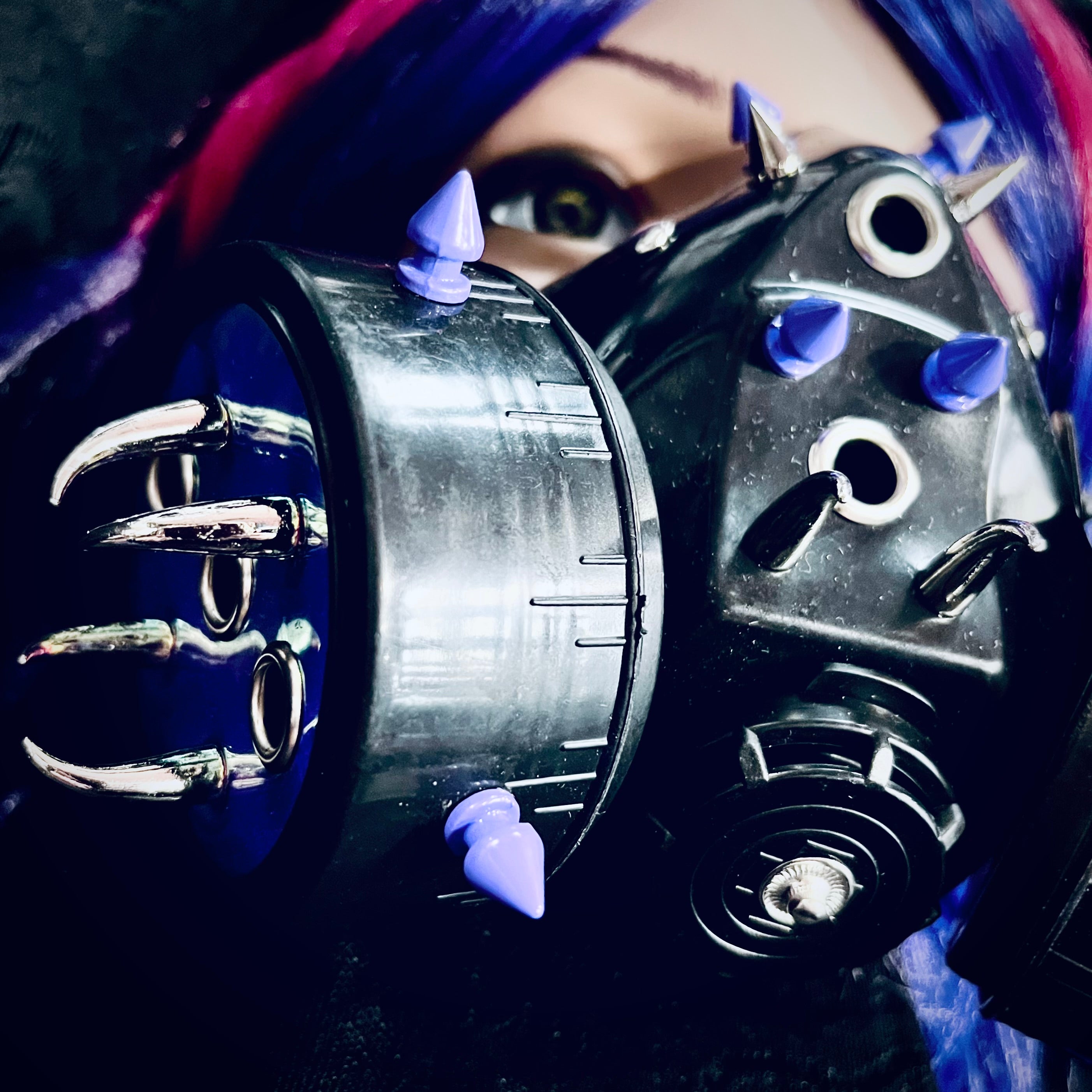 Venom Ring Cybergoth Gas Mask
