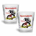 IRON MAIDEN Number of the Beast Glass Tumblers