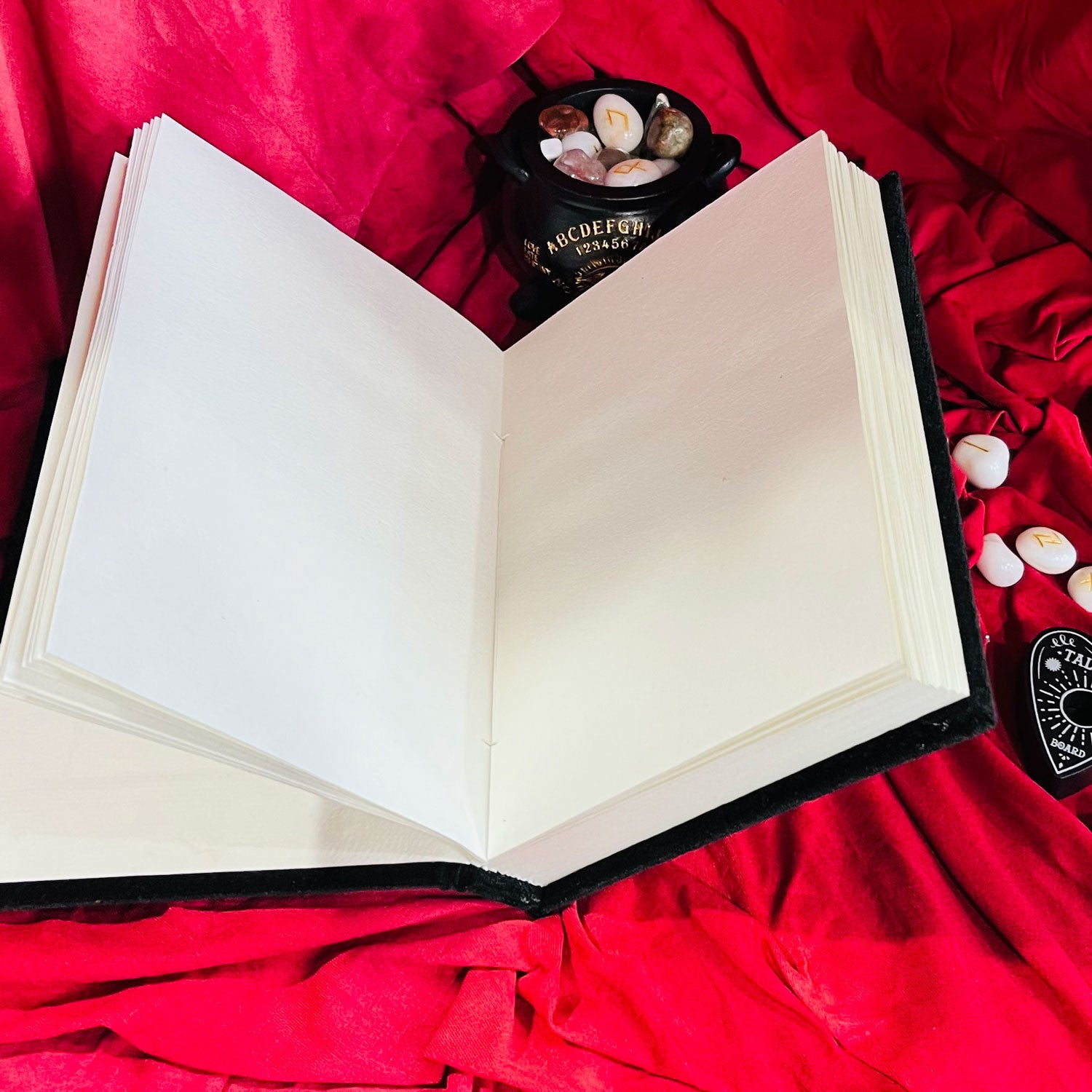 Scribers Grimoire Velvet Spellbook Journal