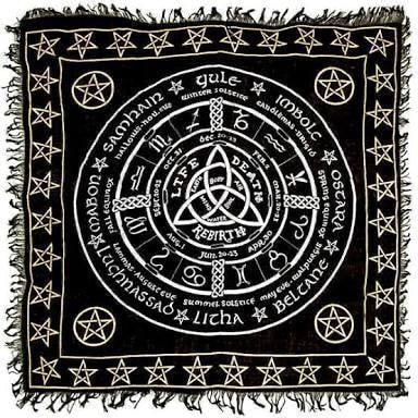 Pagan Calendar Altar Cloth