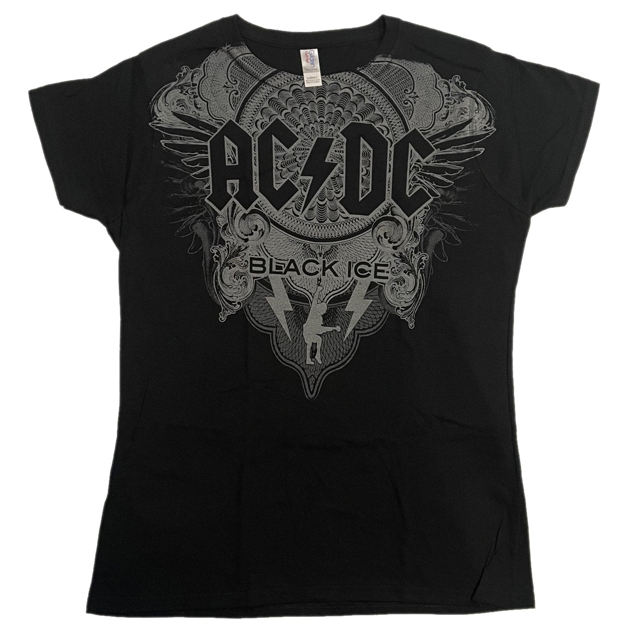 AC/DC Black Ice Fitted Tee