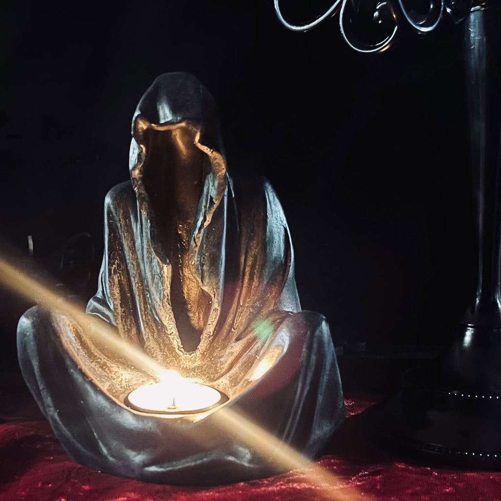 Final Flame Grim Reaper Tea-Light Candle Ornament