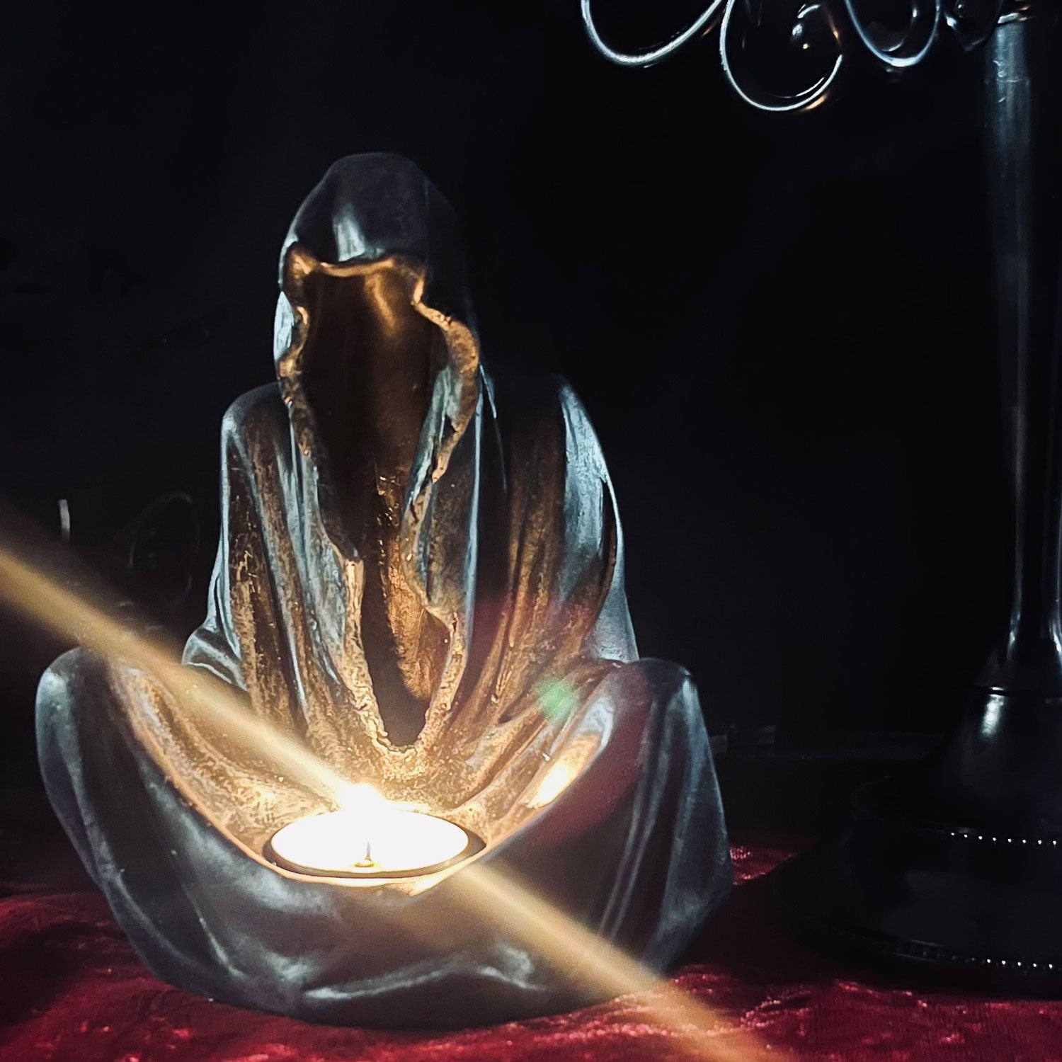 Final Flame Grim Reaper Tea-Light Candle Ornament