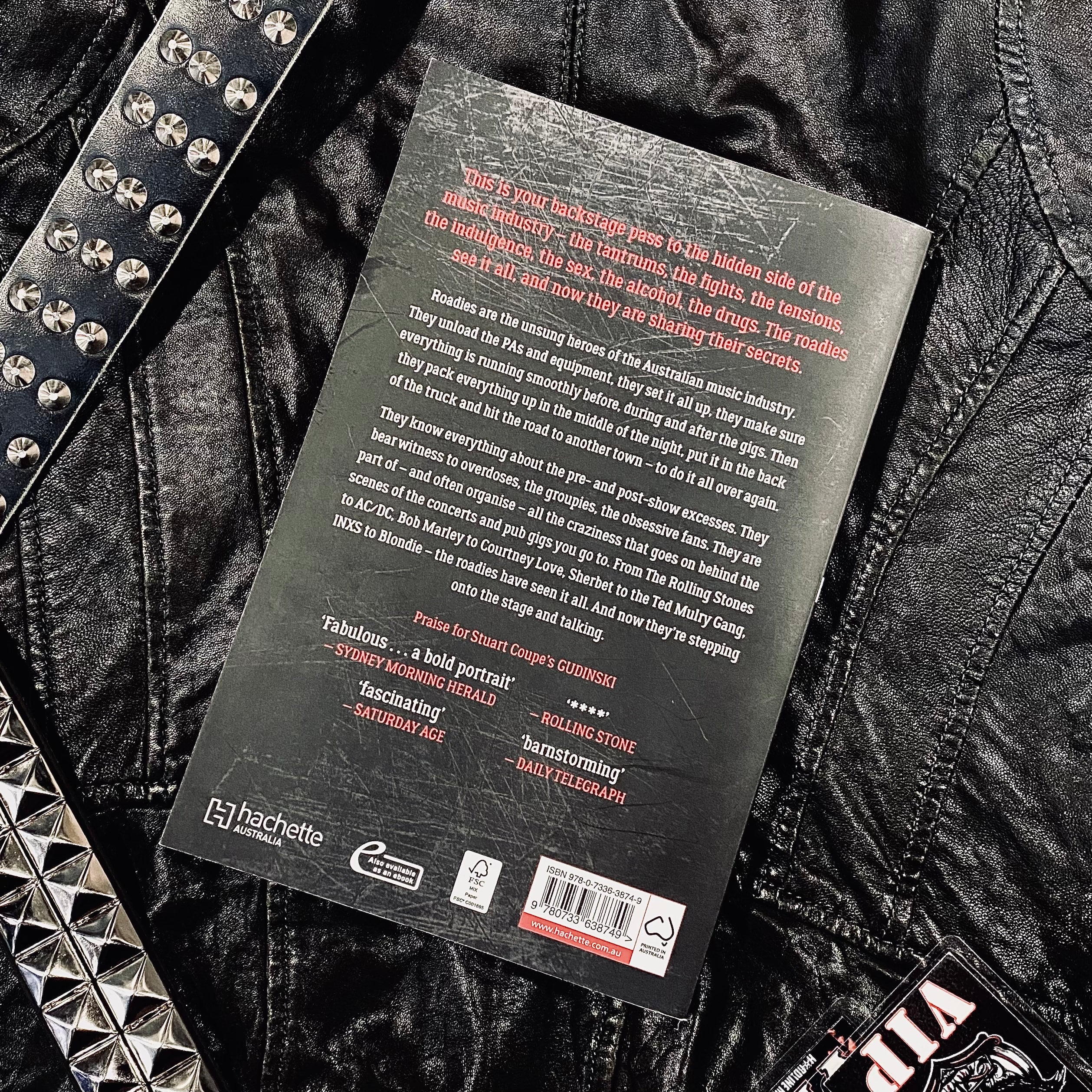 Roadies The Secret History of Australian Rock 'n' Roll Softcover Book