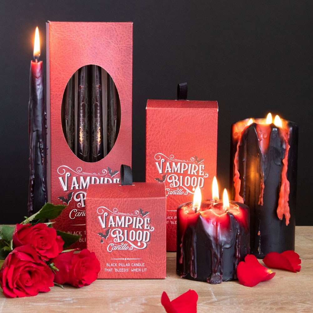 Vampire Tears Bleeding Pillar Candle