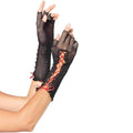 Turmoil Lace Up Fingerless Gloves