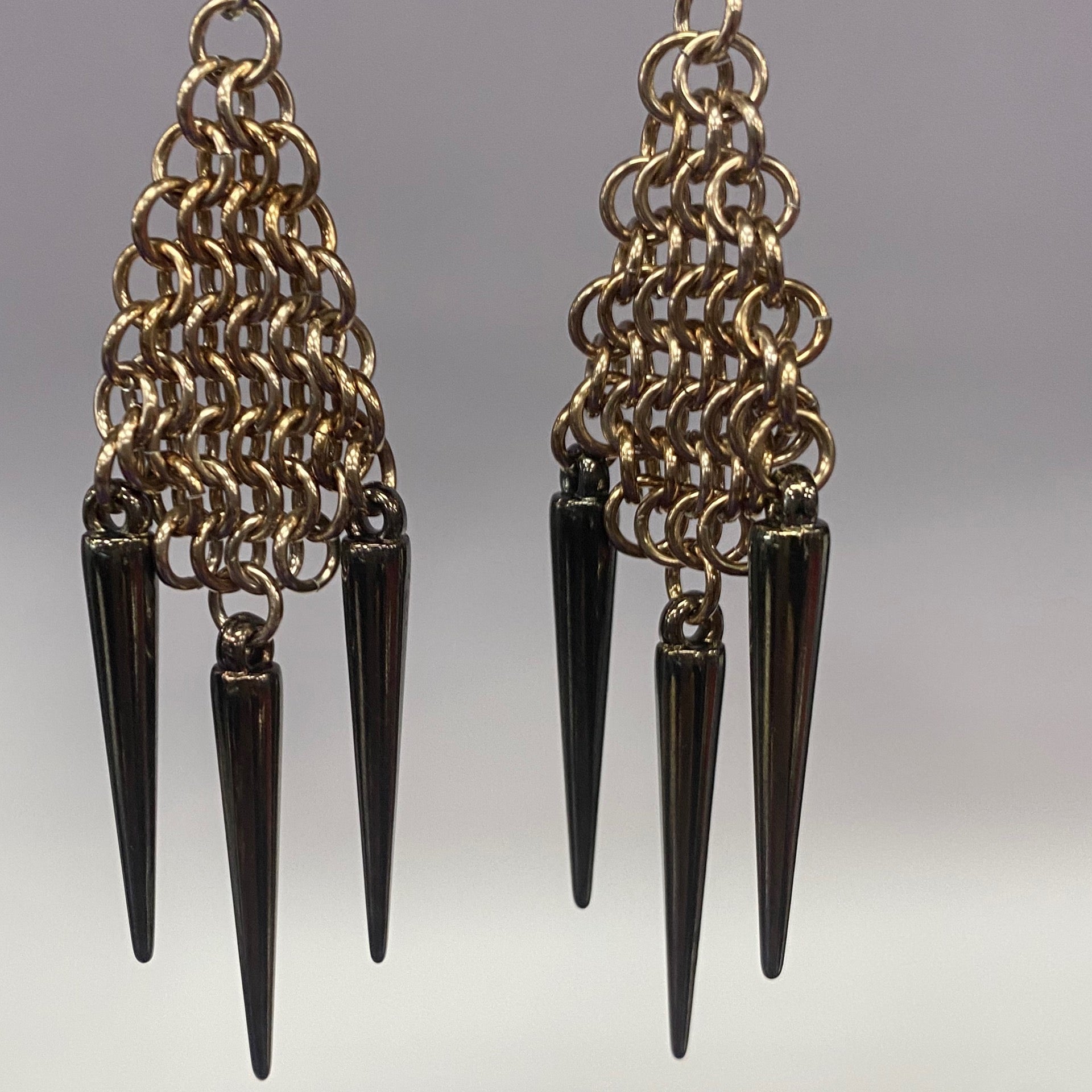 Trident Maille Earrings.