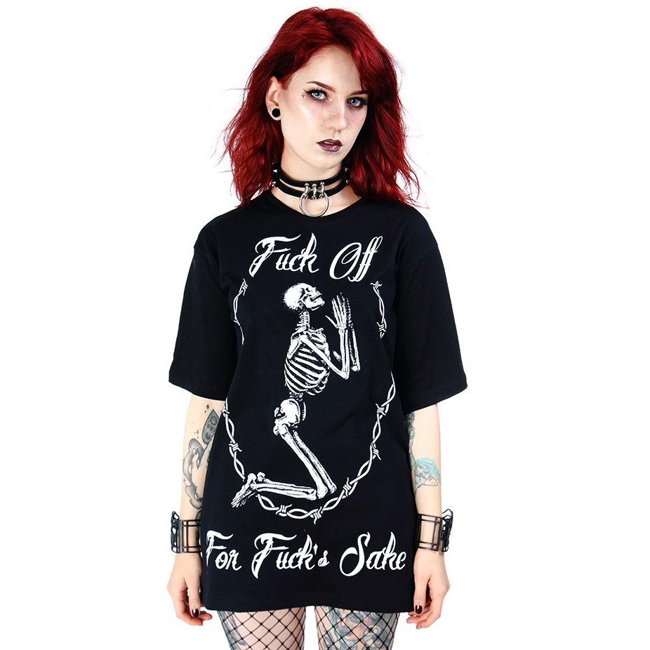 Oversized Fk Off For Fk Sake Tee