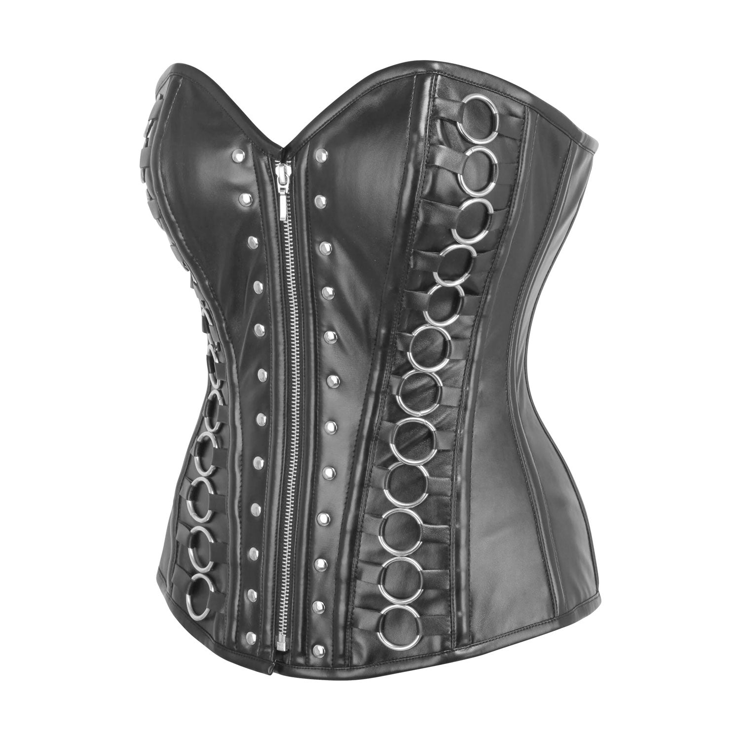 Sloane Leatherette Overbust Corset