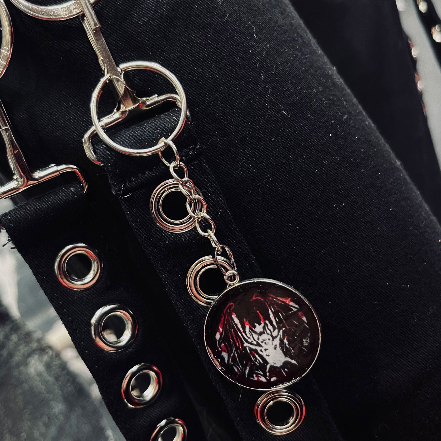 Night Stalker Bat Keyring