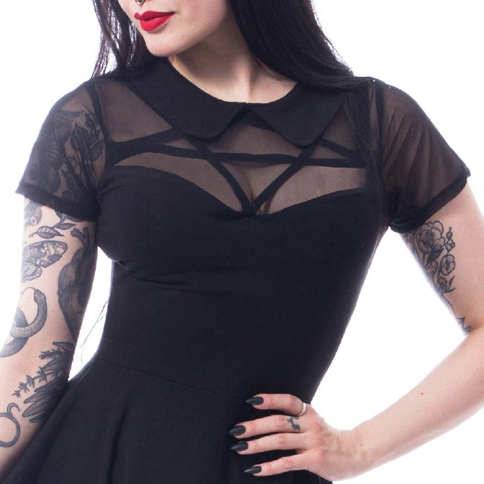 Hex Wednesday Skater Dress