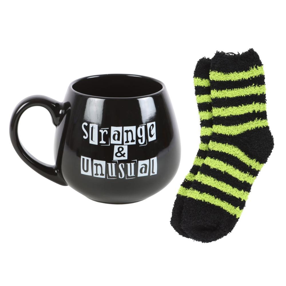 Beetlejuice Strange and Unusual Mug and Socks Gift Pack