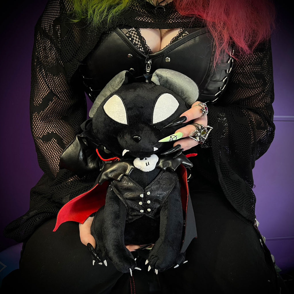 Vampire Kitty Plush Toy