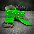Cut Throat Uranium Studded Leather Belt