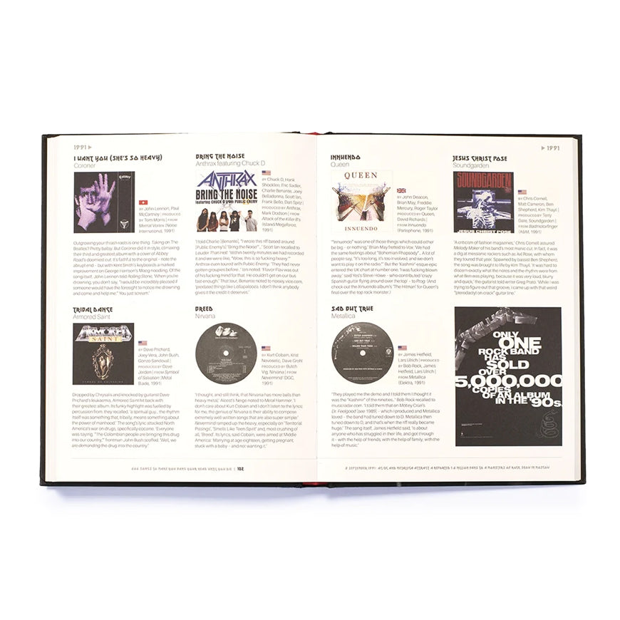 666 Songs to Make You Bang Your Head Until You Die Hardcover Book