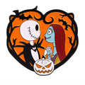 Jack and Sally Pumpkin Patch Enamel Pin