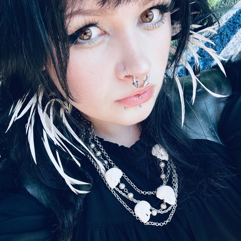 Headhunter Buffalo Bone Necklace