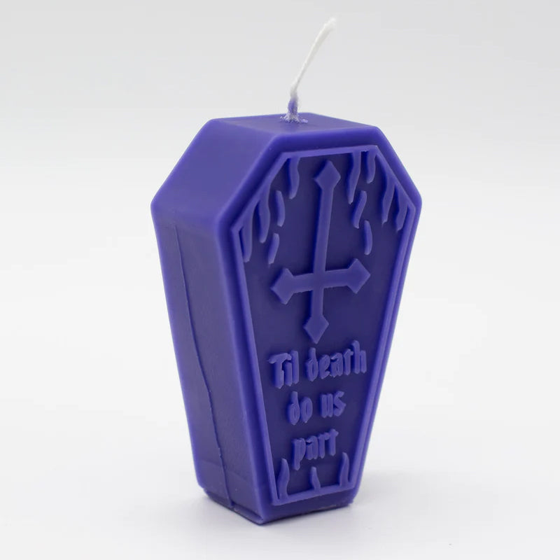 Til Death Coffin Candle