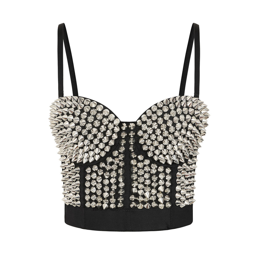 Xenia Spiked Bodice Top