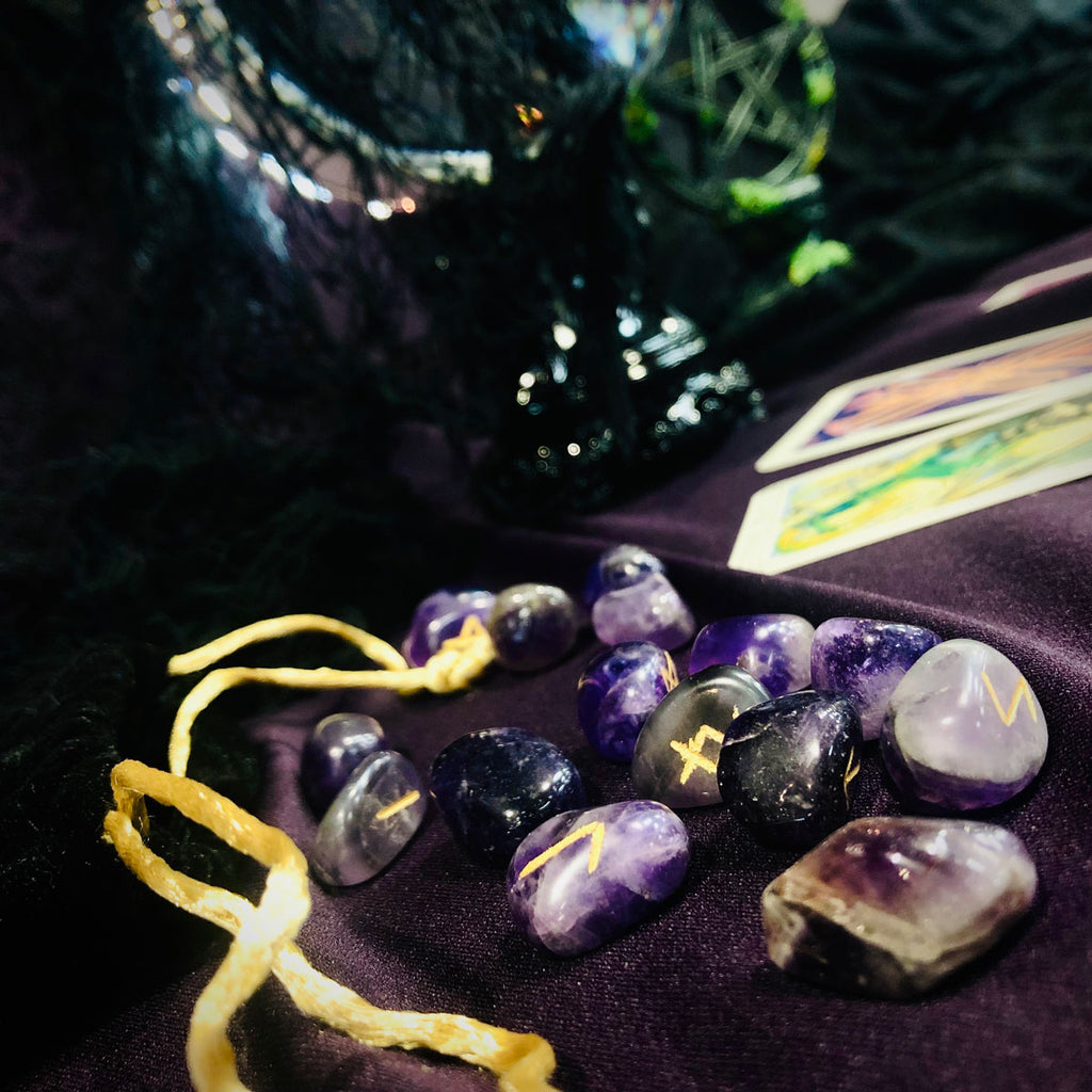 Rune Stone Set - Amethyst
