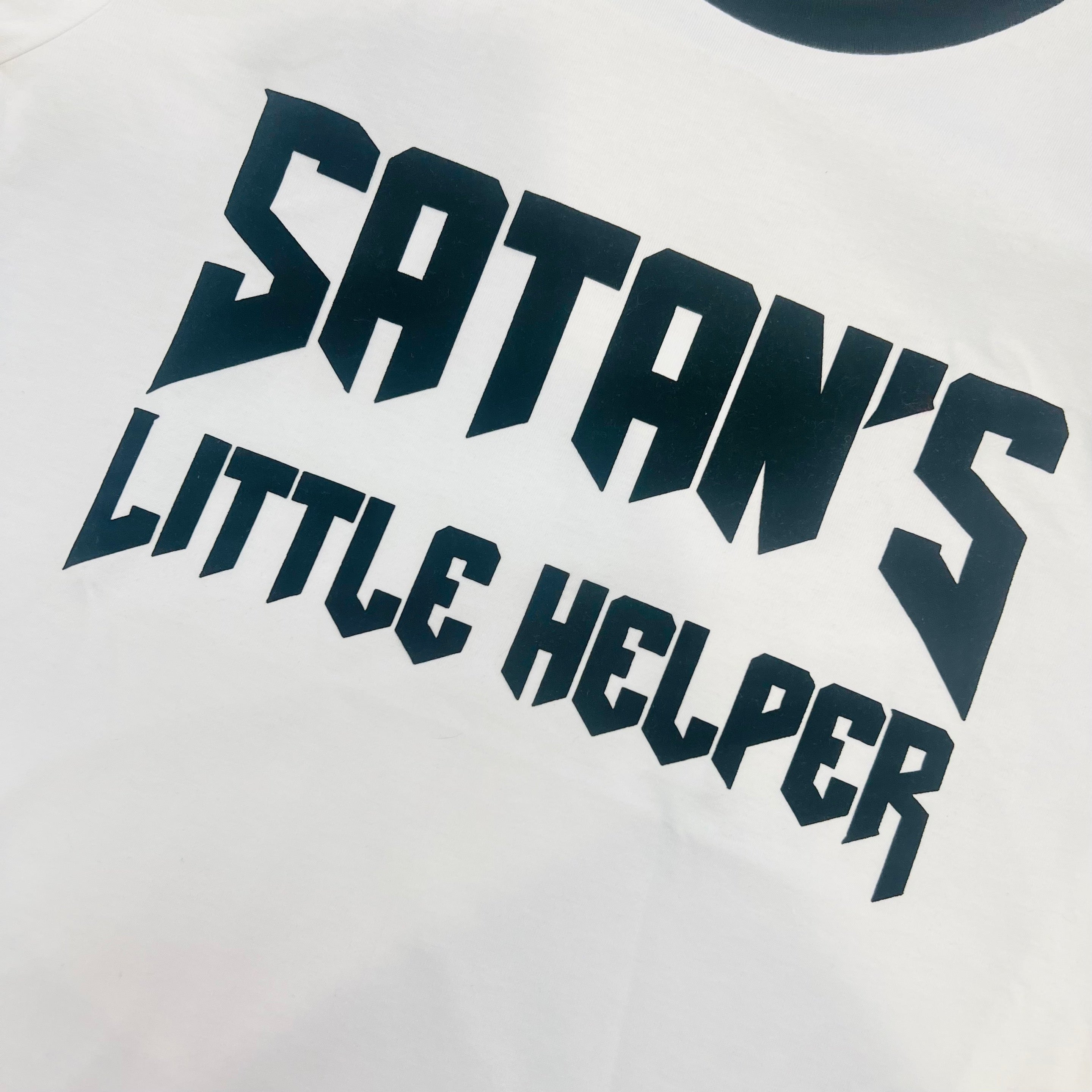 Santa's Little Helper White Tee