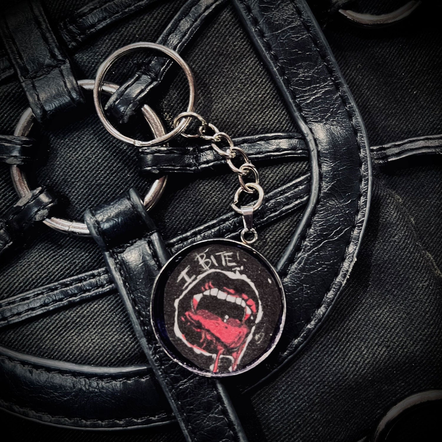 I Bite Keyring
