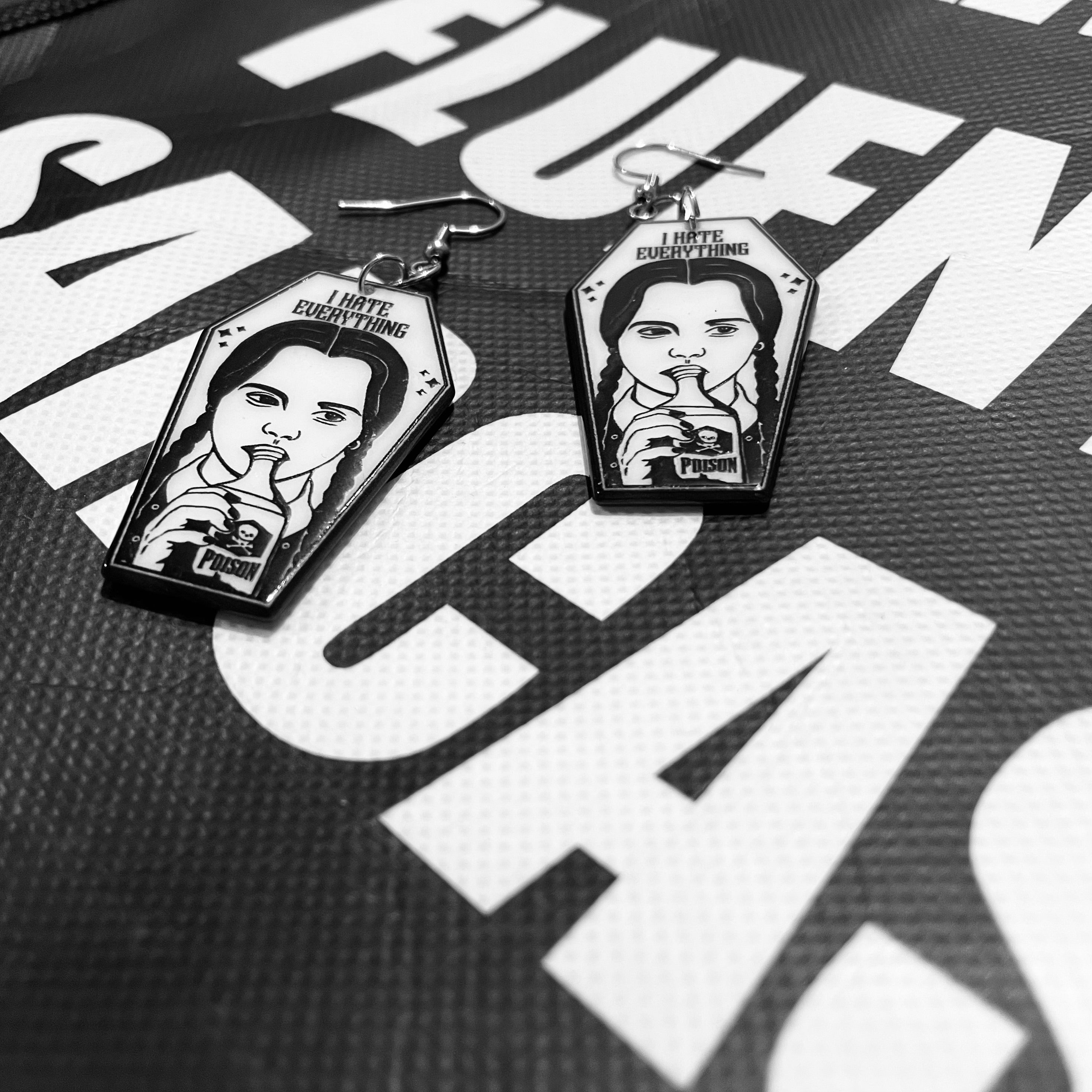 I Hate Everything Earrings