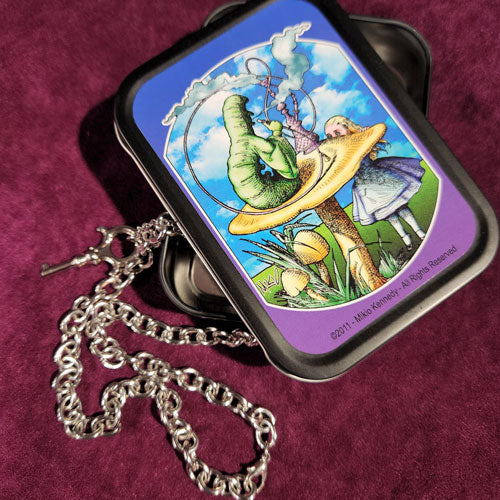 Alice in Wonderland Carry Trinket Tin