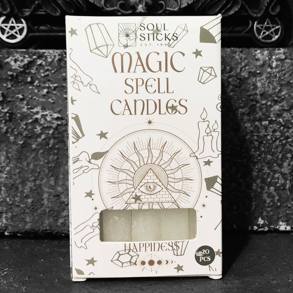 Spell Ritual Mini Candles - 20pk Happiness: White