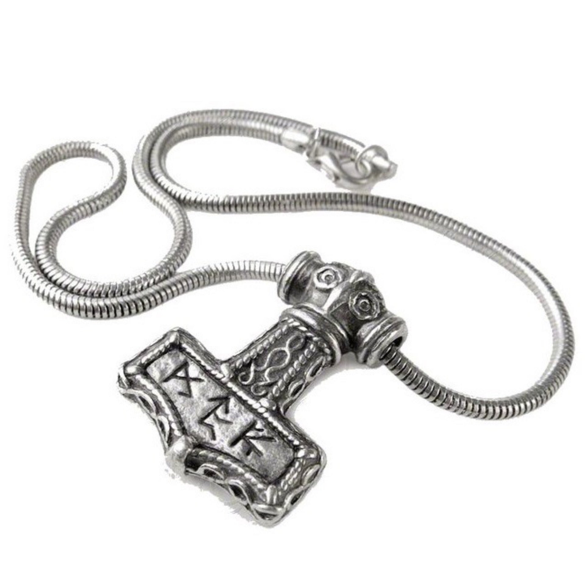 Bindrune Hammer Necklace