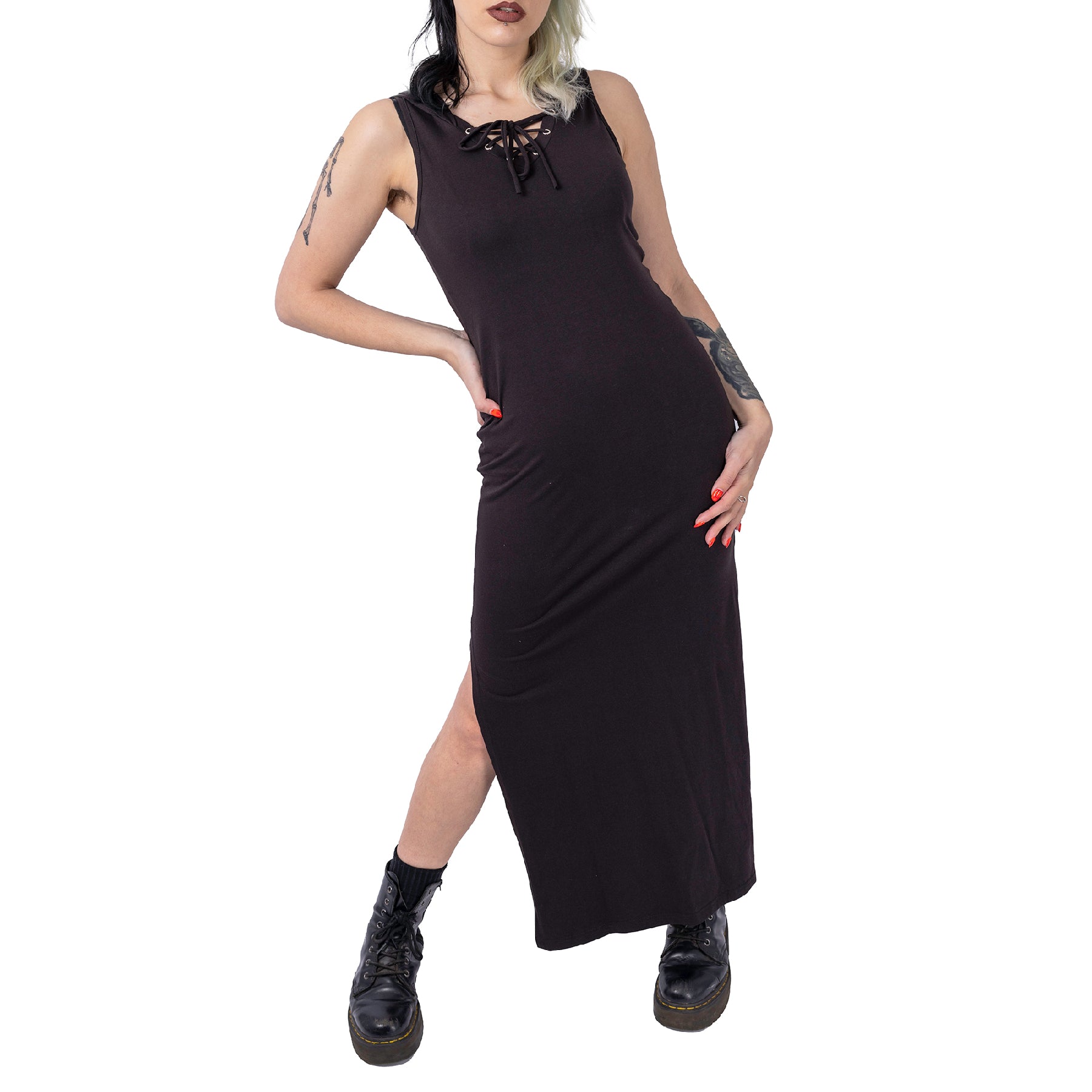 Cynthia Hooded Maxi Dress