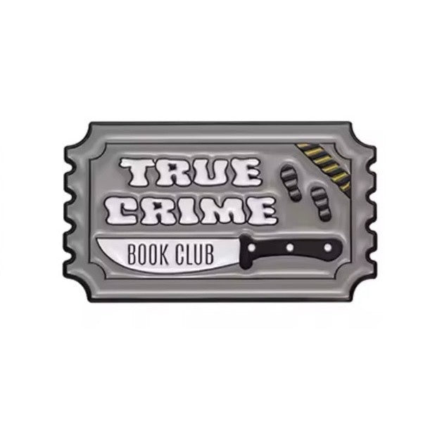 True Crime Book Club Enamel Pin