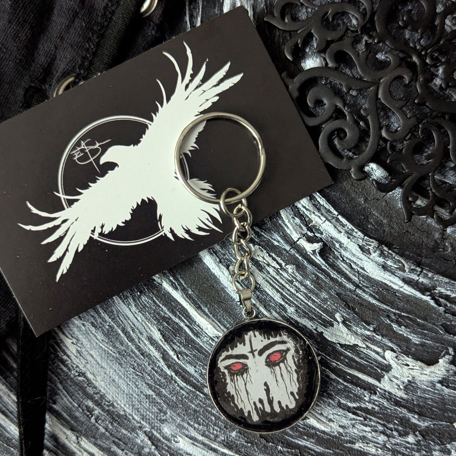 Devil Inside Keyring