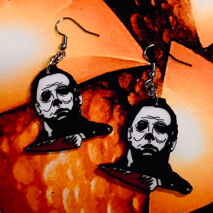 Boogeyman's Blood Halloween Earrings