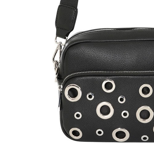 Metal Moon Cross Body Bag