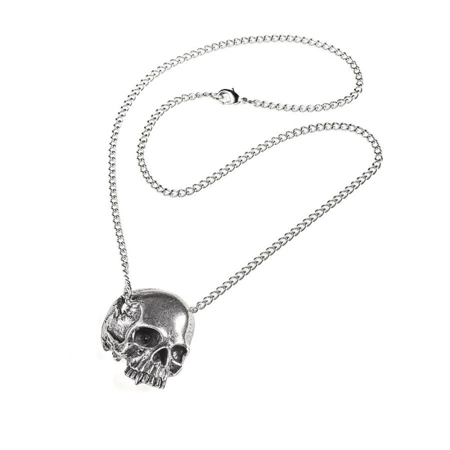 Remains Skull Pendant Necklace