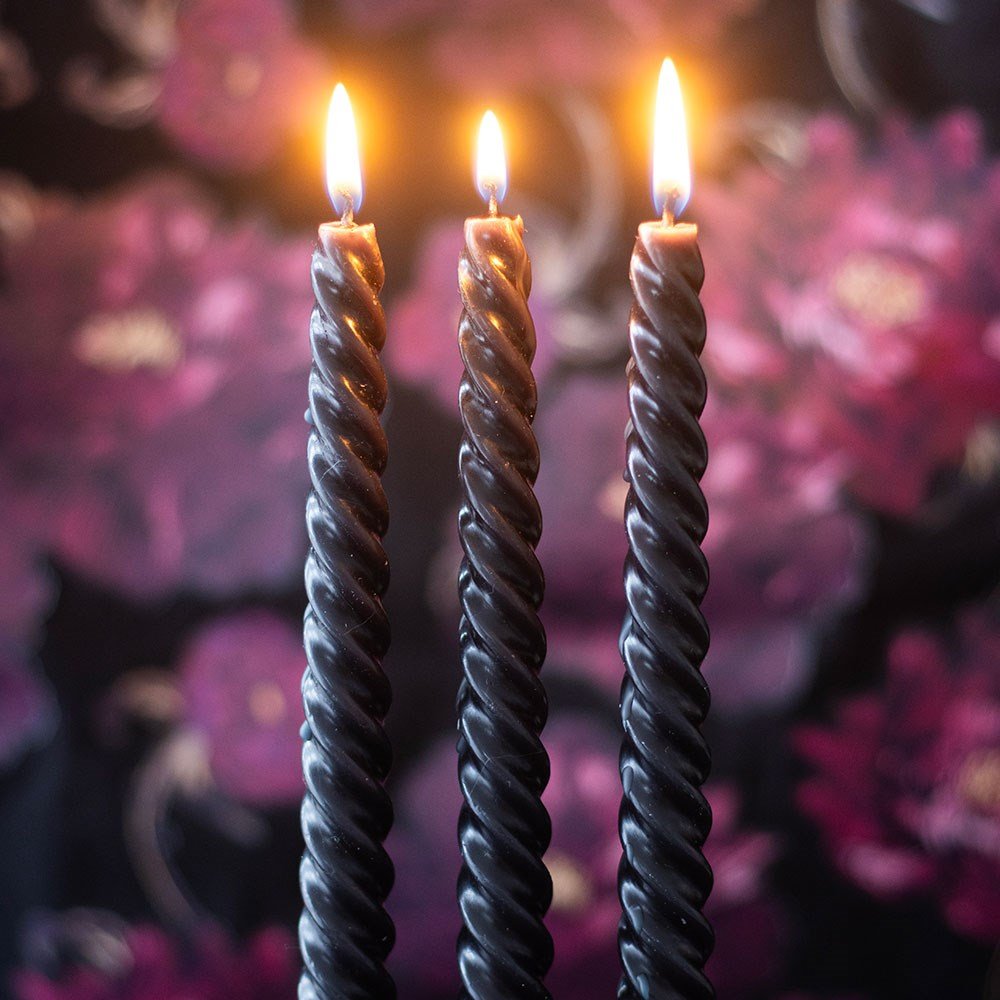 Dark Romance Twisted Taper Candles