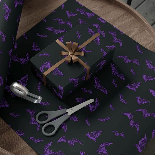 Nocturnal Bats Wrapping Paper
