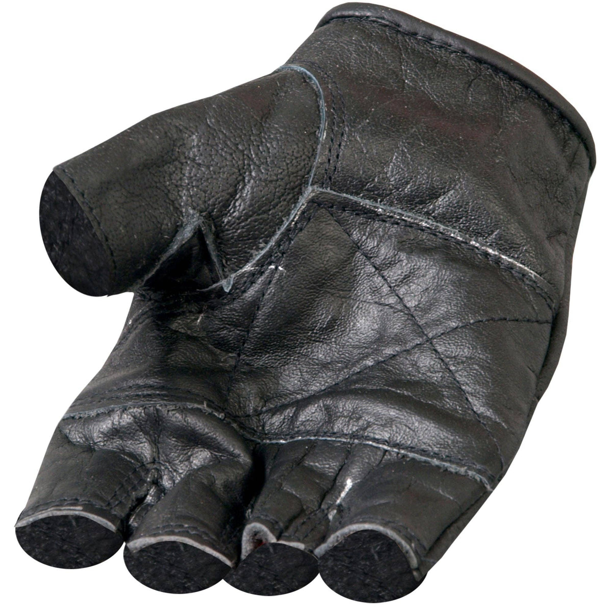 Leather Raider Fingerless Gloves