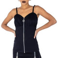 Pari Zip Front Top