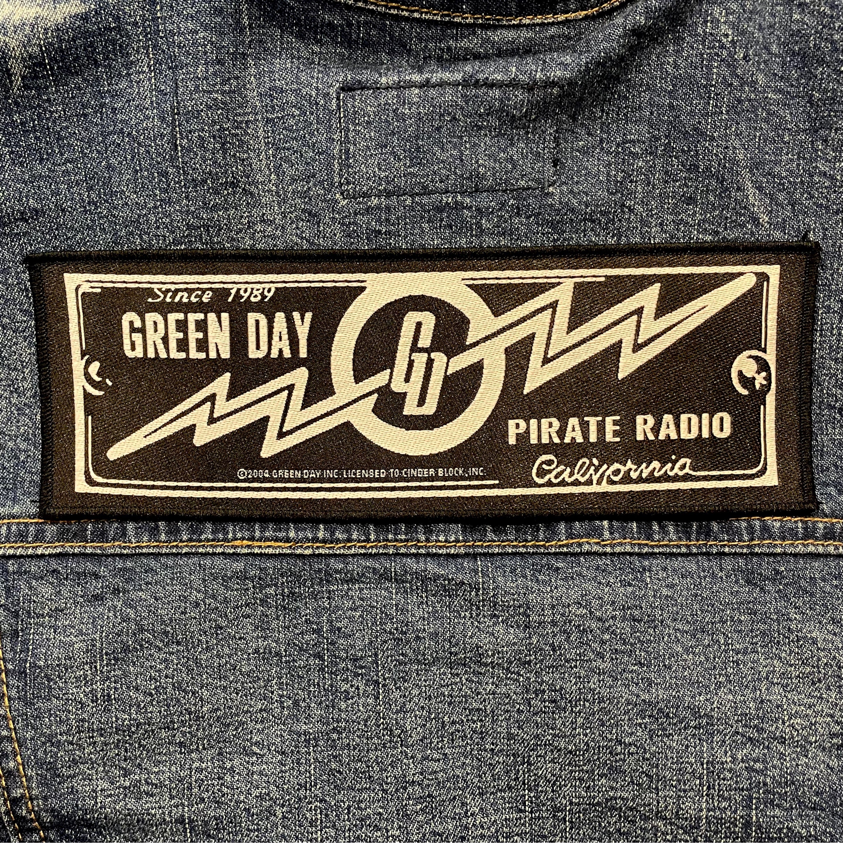 GREEN DAY Pirate Radio Strip Patch