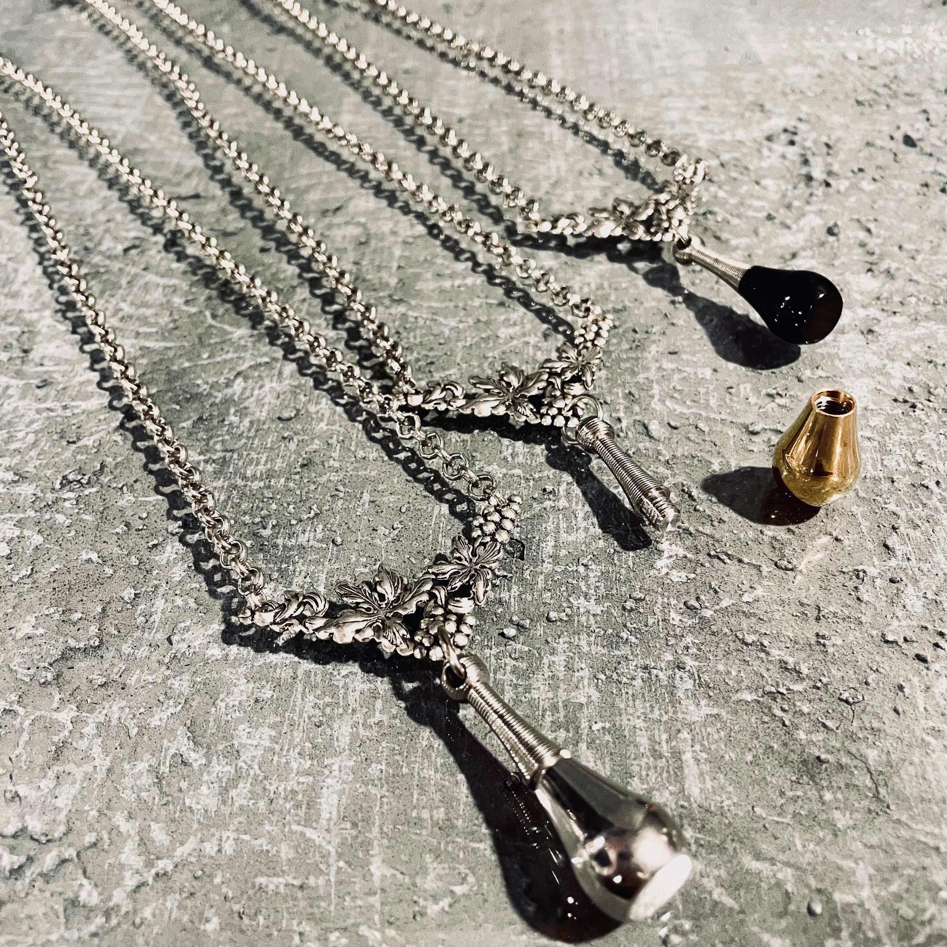 Lacrimarium Cremation Vial Necklace