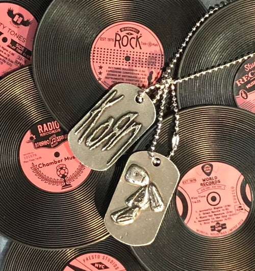 KORN Dog Tags Necklace