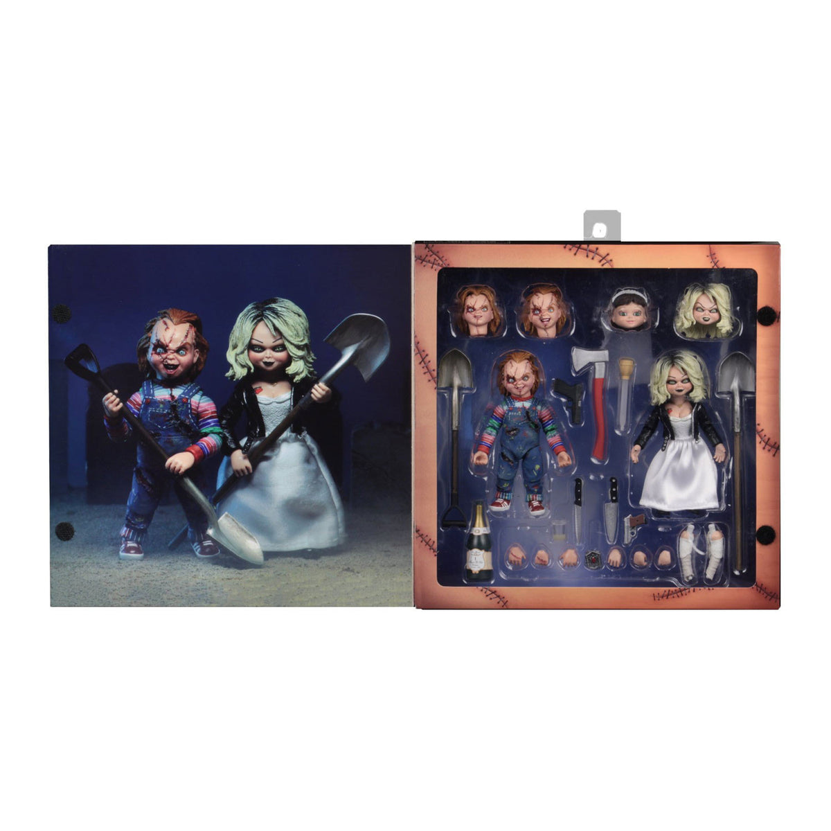 Child's Play 2 Bride Of Chucky 7" Figure 2pk