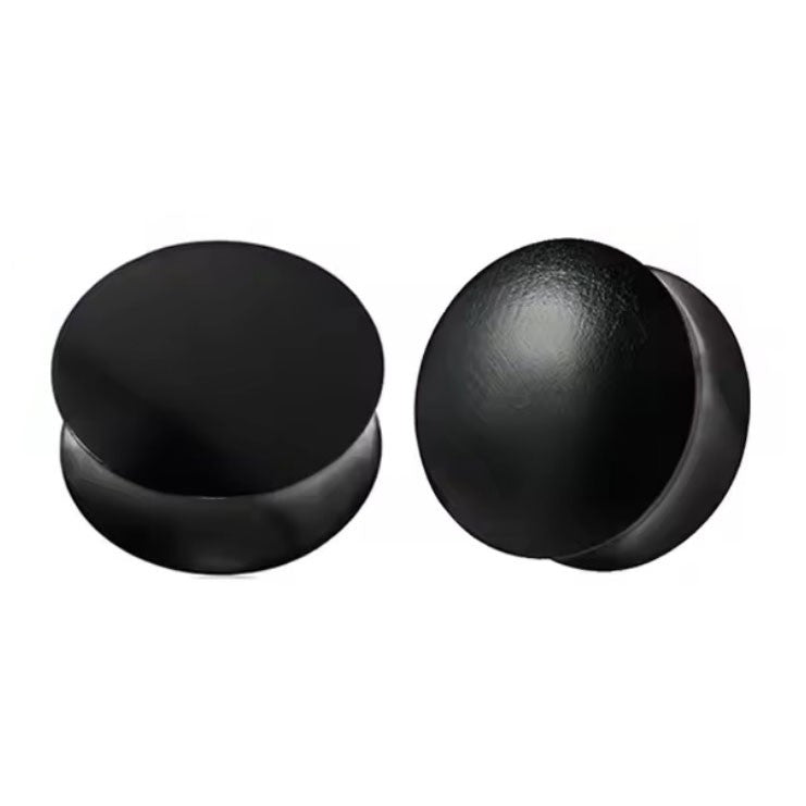 Sandalwood Black - Double Flared Wooden Ear Plug (Pair)
