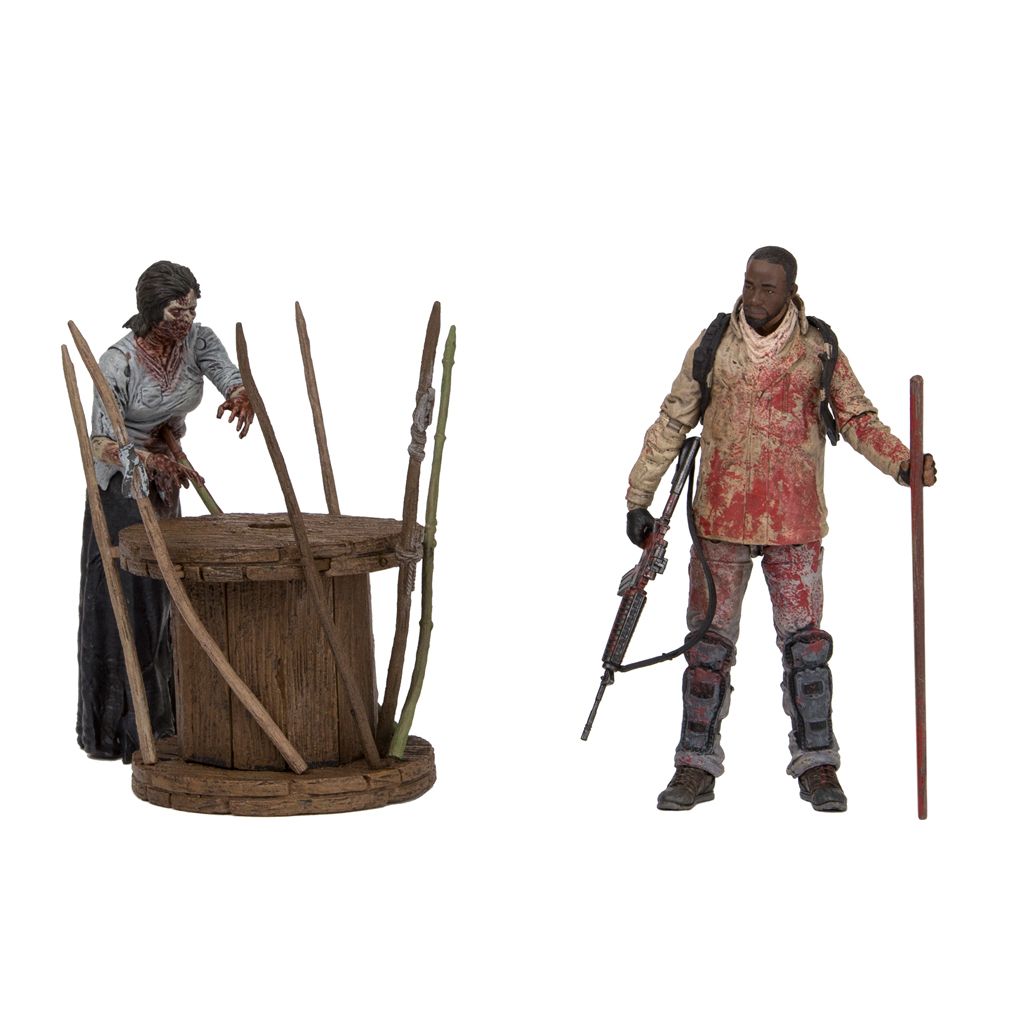 Walking Dead - 7" TV Morgan with a Walker Set