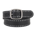Distortion Stud Lined Leather Belt