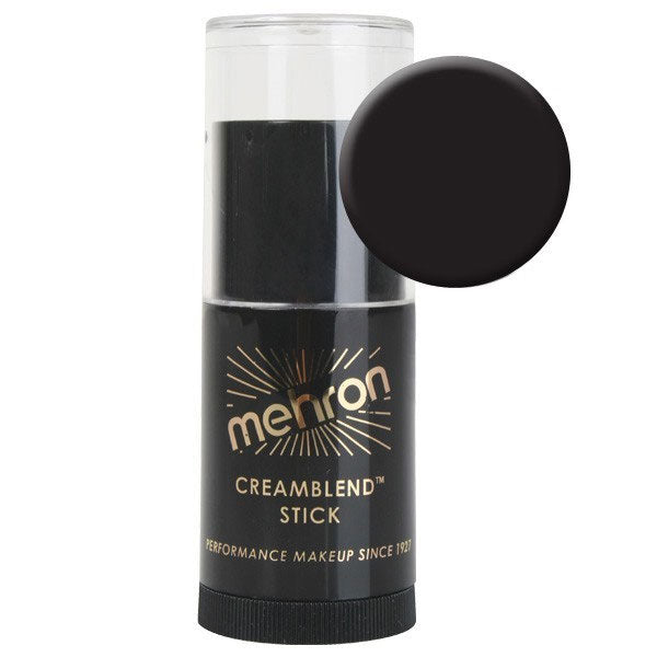 Black Makeup Greasepaint Style Cream Blender Stick